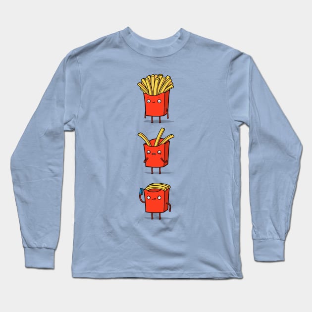 Fry Loss Long Sleeve T-Shirt by Raffiti